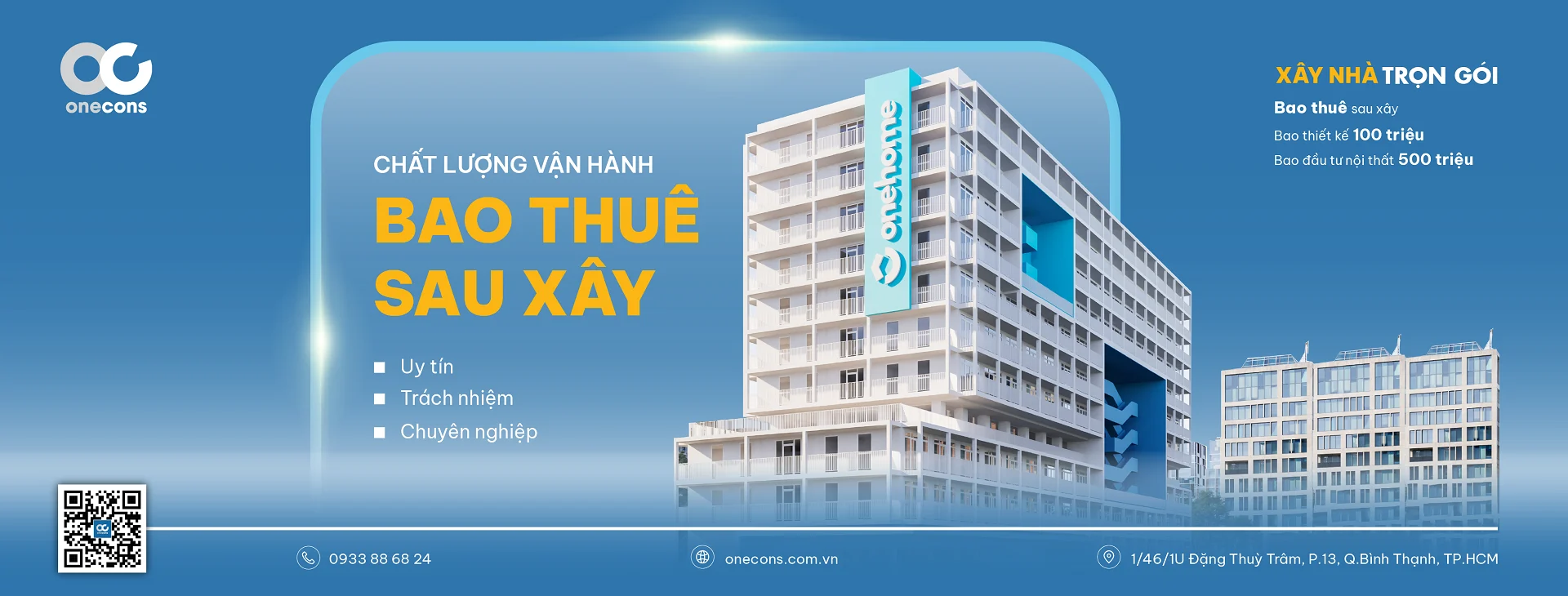Onecons - Đơn vị xây nhà trọn gói uy tín, chất lượng