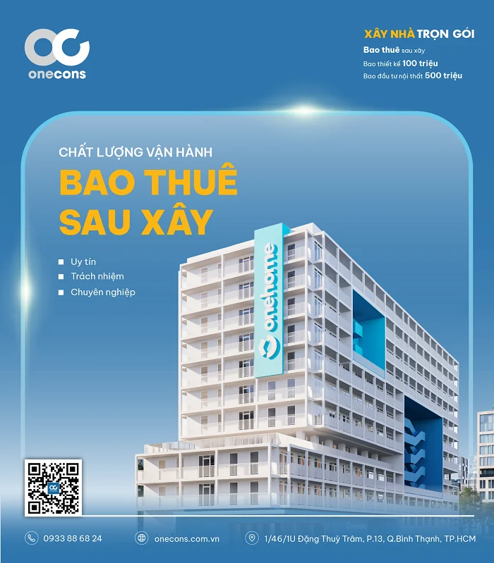 Onecons - Đơn vị xây nhà trọn gói uy tín, chất lượng
