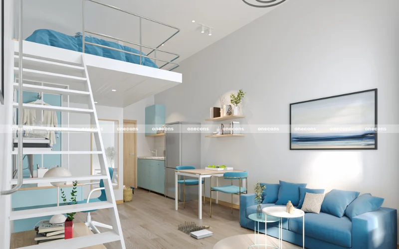 decor phòng tọ có gác đẹp